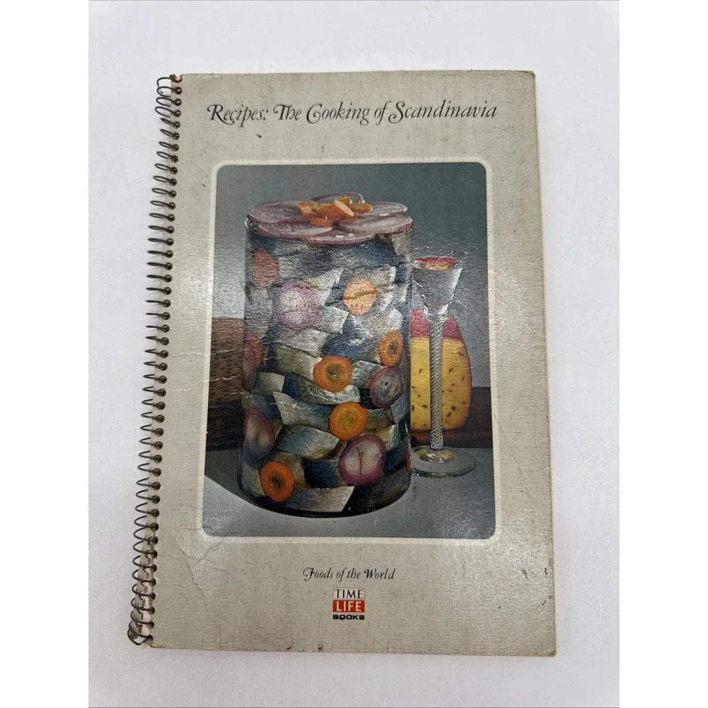 TIME LIFE  Foods of the World - The Cooking of Scandinavia Sprial Bound Vintage